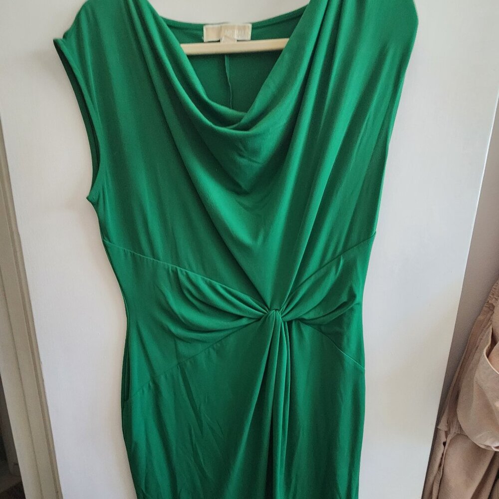 Michael Kors Faux Wrap Dress, Green, Medium